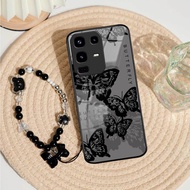 GANTUNGAN Softcase Glossy Glass + Strap Case Infinix Note 50S Infinix Note 50 PRO Latest 2025 [HBK02