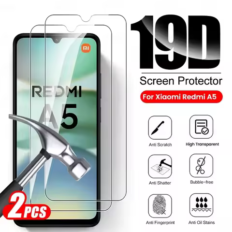 RedmiA5 4G Glass 2Pcs 9H Screen Protector For Xiaomi Redmi A5 A4 A3 A3x A2 A1 Plus A2+ A1+ Clear Cry
