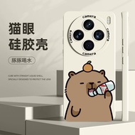 Ốp Lưng Điện Thoại Siêu Mỏng Bảo Vệ Cặp Đôi Hình Con Chồn Nước Vivo X100 pro IQOO Neo10 Z9 Turbo S20