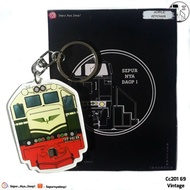 GANTUNGAN Vintage CC201 Locomotive Keychain