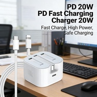 Charger 20W Type-C PD Fast Charger Cable UK Fast Standard Charger Fast