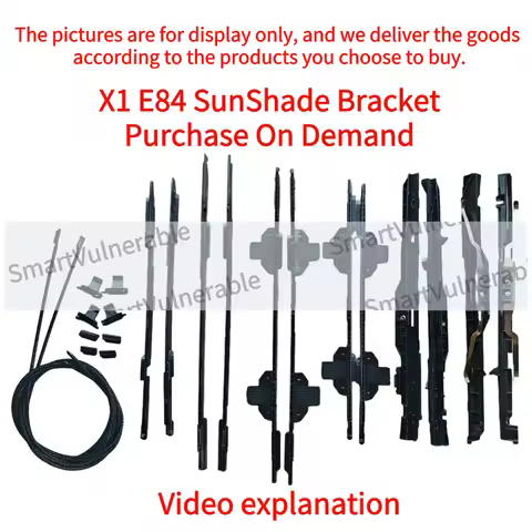 54102993888 Car Panoramic Roof Manual Sunroof Curtain Cable Rail Sliding Bracket Kits for BMW X1 E84