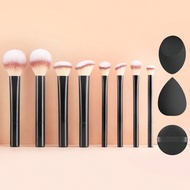 ชุดแปรงแต่งหน้าอาชีพหลายฟังก์ชัน 11 ชิ้น; แปรงฝุ่น แปรงแก้ม แปรงไฮไลท์ แปรงคอนทัวร์ แปรงเงา; ขนนุ่ม