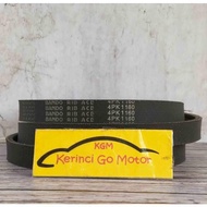 BANDO VAN BELT 4PK 1160 RIB BELT FAN BELT 4PK-1160 FAN BELT ALUR