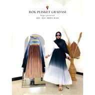 - BOTTOM - COLOR GRADUATED PLEASE SKIRT SIMPLE WOMEN'S SKIRT BOTTOM