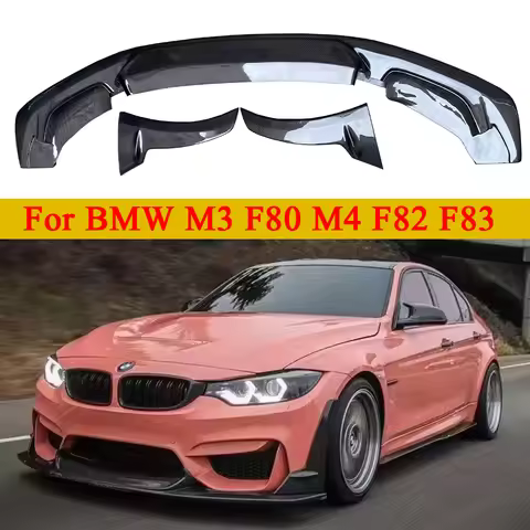For BMW M3 F80 M4 F82 F83 Carbon Fiber Front lip Car Front Bumper Diverter Spoiler Diffuser Front li