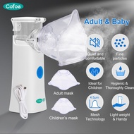 Cofoe USB Charing Nebulizer Machine Mini Phlegm Inhaler Handheld Portable Asthma Mesh Nebulizer for 
