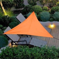 [AWHAO] Triangle Sun Shade Sail Foldable Triangular Shade Sail Breathable Weather Cover for Patio