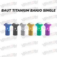 KENDMOTO TITANIUM BANJO BOLT
