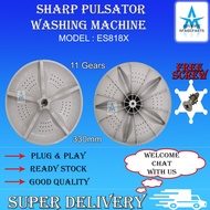 WASHING MACHINE SHARP PULSATOR = ES818X ESX858
