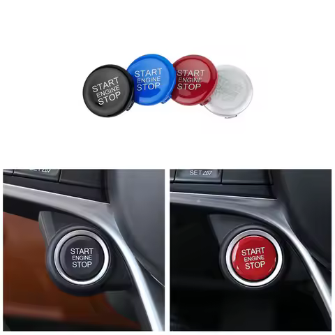 For Alfa Romeo Giulia Stelvio one key start button ignition switch interior modification