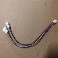 Computer Fan Four-Core 3PIN 4PIN One Point Two Adapter Cable Fan Extension Cable Support PWM Tempera