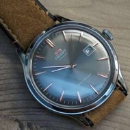 東方錶 黑色 絨面革皮帶 Orient watch Bambino Version 4 Classic Automatic FAC08003A0 AC08003A