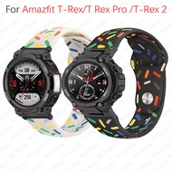 Pride Edition Sport Band Strap For Huami Amazfit T-Rex 2 / T-Rex / T-Rex Pro SmartWatch band Soft Si