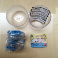 全新 絕版 Bandai san-x 2007 金魚鉢 小物包 透明索袋 扭蛋玩具 小海豹 mamegoma bag 有蛋殼 連 蛋紙