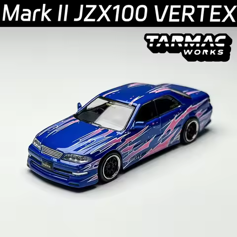 TW 1/64 Mark II JZX100 VERTEX Alloy Motor Vehicle Diecast Models Car Toys Collection Boy's Christmas