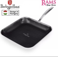 BERLINGER HAUS 28CM 3LAYER STAINLESS STEEL INDUCTION NON STICK GRILL PAN