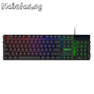 AK-800 USB Wired Mechanical Feeling 104 Key RGB Backlit Game Keyboard