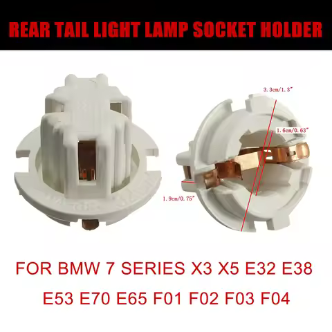10 Piece Car Rear Tail Light Lamp Bulb Socket Holder Parts 63216943036 For BMW 7 Series X3 X5 E53 E3