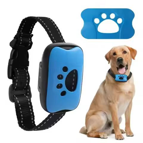 Pet Dog Anti Barking Device Dogs Training Collar USB Rechargeable Ultrasonic Stop Barking Vibration 