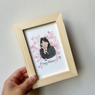 簡單水彩似顏繪 / 1人 / 客製人像畫