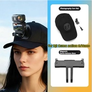 Baseball Cap Hat with Action Cam Mount for Insta360 Go Ultra/Go 3s/GoPro/DJI OSMO 360 Nano/Action 6 