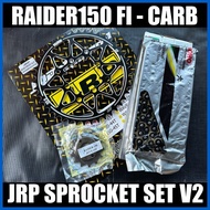 ☫ ♗ ✈ JRP/DKT/SSS SPROCKET SET 14-38T/41T/43T/45T 415 RAIDER150 CARB/FI