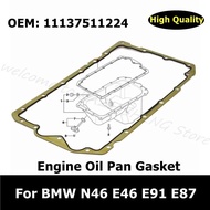 11137511224 Car Accessories Engine Oil Pan Gasket For BMW N46 E46 E91 E87 Automatic Trans Oil Pan Ga