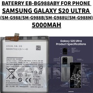 EB-BG988ABY BATERRY COMPATIBLE PHONE SAMSUNG GALAXY S20 ULTRA (SM-G988/SM-G988B/SM-G988U/SM-G988N) B
