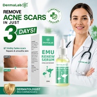 Dermalab Emu Renew Serum Scar Removal Cream Pitted Scar Treatment Safe for Skin | Moisturizing Acne 