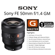 (READY STOCK)SONY FE 50MM F/1.4 GM LENS G MASTER ORIGINAL SONY GM 50MM F/1.4 SONY 50MM F/1.4 E MOUNT