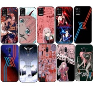 LG V50 ThinQ 5G V50S G8 ThinQ G7 ThinQ G8X ThinQ TPU Cover Soft Silicone Phone Case AM107 Darling in the FranXX Anime Design