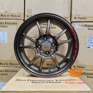 [1PC] PROMAX Sport Rim 15inch MF10 15x7JJ ET35 4H100 GOLD-S | Premium Alloy Wheel