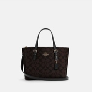 Coach C4250 Mollie Tote 25 In Signature Canvas (IMAA8) กระเป๋าสะพายผู้หญิง สี Im/Brown Black