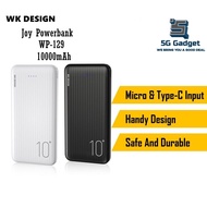 WK DESIGN Powerbank WP-129 10000mAh Type-C & Micro Input Fast Charging Portable Power Bank