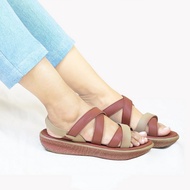 Camou - KEZIA Cider Sandal Shoes Sandal BackTALI Full Rubber Anti-SlipWanita Non-Breakable, Durable,