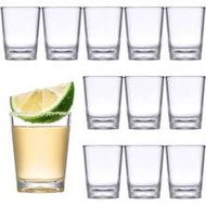 25/50/100pcs Transparent 1oz Champagne Flutes, Wine Glasses, Cocktail Glasses, Wedding Toast Cups, R