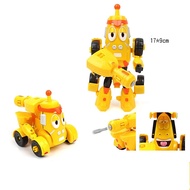 5SiCreative Funny Animal Larva Robot Transformation Toys Mecha Figures Assembly Deformation Warrior 