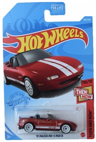 Hot Wheels '91 Mazda MX-5 Miata, [red] Then and Now 10/10