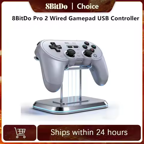 8BitDo Pro 2 Wired Gamepad USB Controller for Nintendo Switch Windows Steam Raspberry Pi NS Switch G