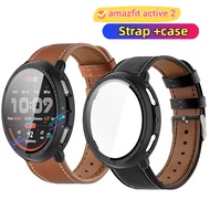 for Amazfit Active 2 strap leather strap for Amazfit Active2 strap Sports wristband for Amazfit Acti