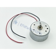 DC motor (Round, model R300C, max 7000 RPM)