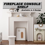 Fireplace Console Shelving Cabinet Furniture Shelf  space saver Home Decoration