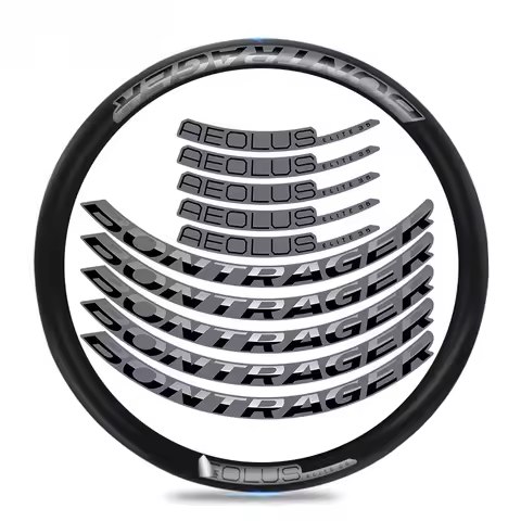 10PCS/ET Bontrager Aeolus Elite35TLR Road Bike Wheel Hub Carbon Rim Wheel Set Sticker Bicycle Painti