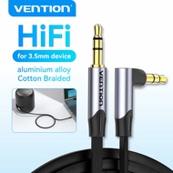 Vention Aux Cable 3.5mm Male to Male AUX Audio Cable 3.5mm Jack Audio Adapter Speaker Cable Hi-Fi Clearer Sound Plug &amp; Play For PC Tablet Mobile Phone Laptop To Speaker Headphone Aux Audio Jack Cable