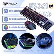 AULA F3061 Combo RGB Keyboard Mouse Set ,Cheapest Gaming Keyboard Set Ideal for Computers & Laptops