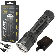 Nitecore EDC35 5000 Lumen LED USB-C Rechargeable powerful flood/spot beam tactical flashlight, batte