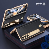 เคสโทรศัพท์หนังแท้ Samsung ZFold7 Galaxy W25 ปกป้องด้านหน้าและด้านหลังแบบครอบคลุมทั้งตัว พร้อมช่องเส