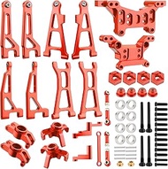 GDOOL Aluminum Suspension Arms & Steering Knuckle Kit & Shock Tower & Linkage Assembly Parts Compati