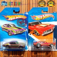 MERAH UNGU HOTWHEELS OLDS 442 BLUE PURPLE RED OLDSMOBILE AURORA MUSCLE OLDSCHOOL CLASSICS CAR